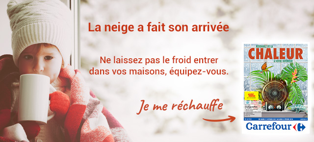 Ne laissez pas le froid entrer dans vos maisons, équipez-vous