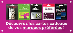 Cartes Cadeaux
