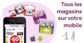 Trouver votre magasin Carrefour sur Mobile
