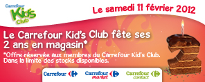 Le Carrefour Kid's Club fête ses 2 ans !