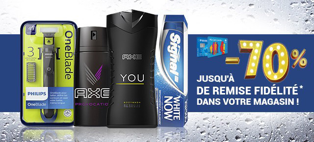 Jusqu'à -70% de remises fidélité** !