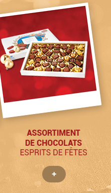 ASSORTIMENT DE Chocolats Esprits de fêtes