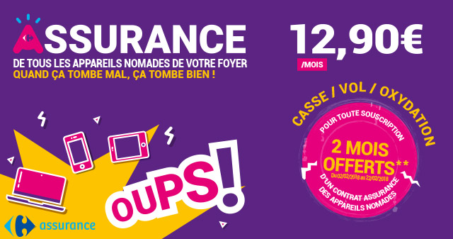 Assurance de tous les appareils nomades de votre foyer