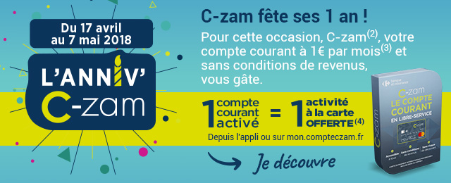 C-zam fête ses 1 an !