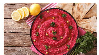 Houmous de betterave