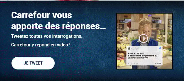 Carrefour vous répond en vidéo...