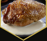 Poularde rôtie au Monbazillac