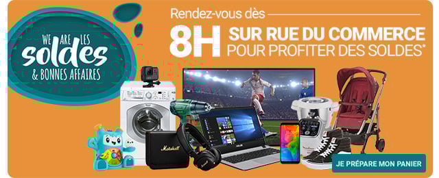 Rendez-vous dès 8h sur Rue Du Commerce pour profiter des soldes
