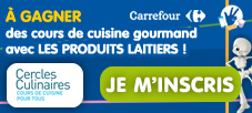1 cours de cuisine gourmand ?? gagner