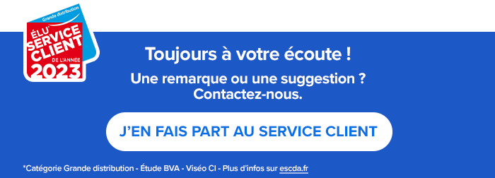 J'en fais part au service client
